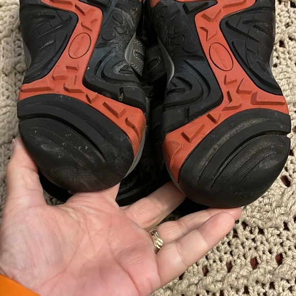 EDDIE BAUER / Tommy gray black fisherman cinch hiking sandals Men’s‎ size 10 - Picture 10 of 17